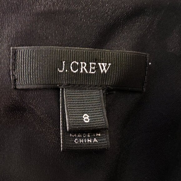 J. Crew 100% Silk Brushstroke Watercolor Abstract Jackson Pollack Dress - Picture 6 of 6